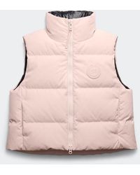 Canada Goose - Grandview Cropped Vest Tonal Disc - Lyst