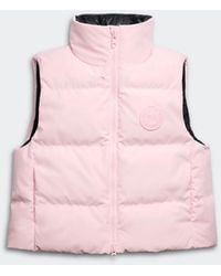 Canada Goose - Grandview Cropped Vest Tonal Disc - Lyst
