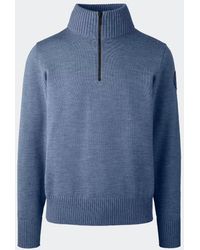 Canada Goose - Rosseau Quarter Zip Sweater - Lyst