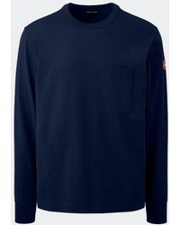 Canada Goose - T-Shirt A Maniche Lunghe Gladstone (Uomo, - Lyst
