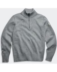 Canada Goose - Rosseau Quarter Zip Sweater - Lyst