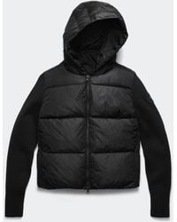 Canada Goose - Hybridge Wide Quilt Knit Hoodie Tonal Disc - Lyst