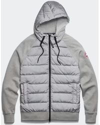 Canada Goose - Hybridge Huron Full Zip Hoody Down Jacket - Lyst