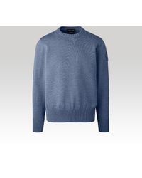 Canada Goose - Rosseau Sweater (, Ozone Heather, Xs) - Lyst