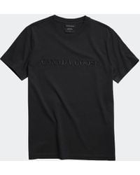 Canada Goose - T-Shirt Girocollo Emersen Con Ricamo (Uomo, - Lyst
