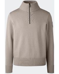 Canada Goose - Rosseau Quarter Zip Sweater - Lyst