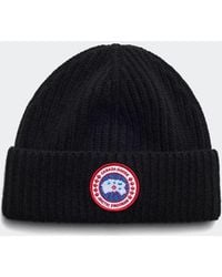 Canada Goose - Cashmere Blend Rib Toque - Lyst