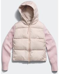 Canada Goose - Hybridge Wide Quilt Knit Hoodie Tonal Disc - Lyst