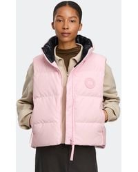 Canada Goose - Grandview Cropped Vest Tonal Disc - Lyst