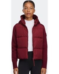 Canada Goose - Hybridge Wide Quilt Knit Hoodie Tonal Disc - Lyst