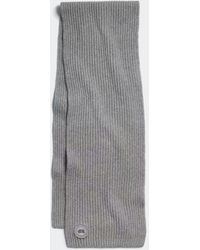 Canada Goose - Cashmere Blend Rib Scarf - Lyst