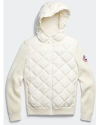 Canada Goose - Hybridge Quilted Knit Hoodie - Lyst