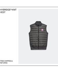 Canada Goose - Hybridgeâ Knit Vest Label - Lyst