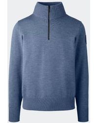 Canada Goose - Rosseau Quarter Zip Sweater - Lyst