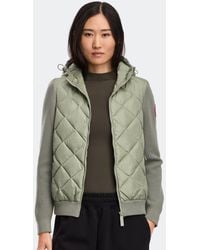 Canada Goose - Hybridge Quilted Knit Hoodie - Lyst