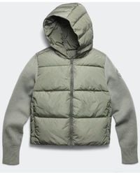 Canada Goose - Hybridge Wide Quilt Knit Hoodie Tonal Disc - Lyst