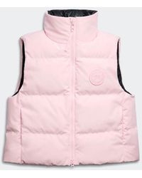 Canada Goose - Grandview Cropped Vest Tonal Disc - Lyst