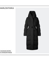 Canada Goose - Marlow Belted Down Coat - Lyst