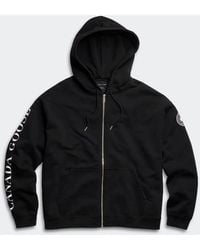 Canada Goose Rove Full Zip Hoodie in Black for Men | Lyst