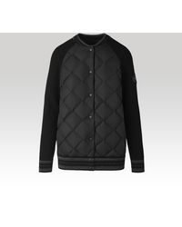 Canada Goose - Hybridge® Quilted Knit Bomber Black Label - Lyst