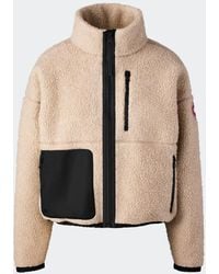Canada Goose - Simcoe Zip Up Fleece Sweater (, , Xs) - Lyst