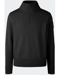 Canada Goose - Rosseau Quarter Zip Sweater - Lyst