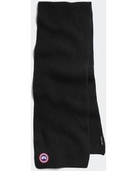 Canada Goose - Cashmere Blend Rib Scarf - Lyst