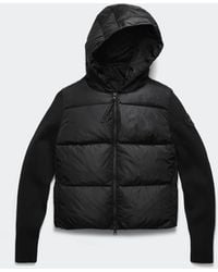 Canada Goose - Hybridge Wide Quilt Knit Hoodie Tonal Disc - Lyst