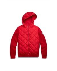 Canada Goose - Hybridge Quilted Knit Hoodie - Lyst