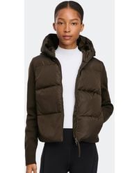 Canada Goose - Hybridge Wide Quilt Knit Hoodie Tonal Disc - Lyst
