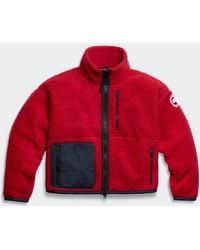 Canada Goose - Simcoe Zip Up Fleece Sweater - Lyst