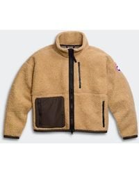 Canada Goose - Simcoe Zip Up Fleece Sweater - Lyst