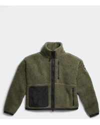 Canada Goose - Simcoe Zip Up Fleece Sweater Label - Lyst