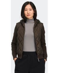 Canada Goose - Hybridge Quilted Knit Hoodie - Lyst