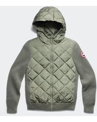Canada Goose - Hybridge Quilted Knit Hoodie - Lyst