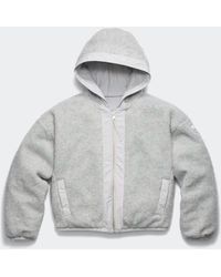 Canada Goose - Wendbare Alberni Damen-Bomberjacke Aus Fleece (Weiblich, Silverbirch Heather/ Silverbirch, - Lyst