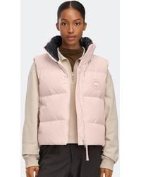 Canada Goose - Grandview Cropped Vest Tonal Disc - Lyst