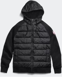 Canada Goose - Sweat À Capuche Huron Hybridge À Fermeture Éclair Intégrale Label (Hommes, - Lyst