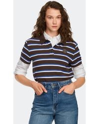 Canada Goose - Almira Striped Polo Tonal Disc - Lyst