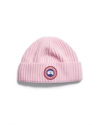 Canada Goose - Cashmere Blend Rib Toque - Lyst