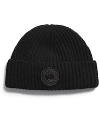 Canada Goose - Cashmere Blend Rib Toque - Lyst