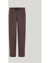 Canali - Regular-Fit Dark Trousers - Lyst