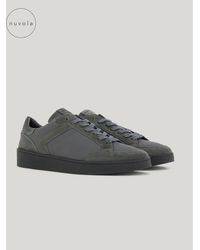 Canali - Nuvola Nylon And Suede Sneakers With Sole - Lyst