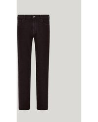 Canali - Regular Fit Comfort Cotton Five-Pocket Denim - Lyst