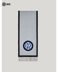 Canali - Wool And Cashmere Jacquard Scarf - Lyst