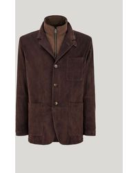 Canali - Bruma Suede Jacket - Lyst