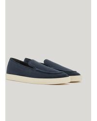 Canali - Suede Loafers With Rubber Sole - Lyst
