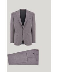Canali - Modern-Fit Wool Suit With Micro-Pattern - Lyst