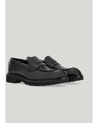 Canali - Smooth Calfskin College Loafers With Ultra-Lightweight Sole - Lyst