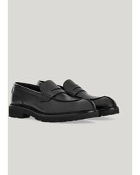 Canali - Smooth Calfskin College Loafers With Ultra-Lightweight Sole - Lyst